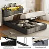 INONEFT Boxspringbett Stauraumbett 140x200 cm mit Produktbild-Vorschau 4