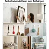 10 Stück selbstklebende Bilderhaken, transparente Produktbild-Vorschau 4