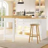 Isola cucina estendibile con piano girevole a 360°, tavolo Anteprima dell’immagine prodotto 3