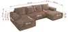 MKS MEBLE Sofa mit Schlaffunktion - Ecksofa mit Produktbild-Vorschau 7