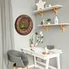 Design Stahlmagnettafel Schwarz Rund 47cm Doppeltes Glück Produktbild-Vorschau 2