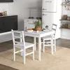 Set da pranzo HOMCOM da 3 pezzi, tavolo da pranzo con 2 Anteprima dell’immagine prodotto 8