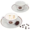 Zestaw 4 filiżanek do cappuccino, autentyczny włoski Podgląd zdjęcia produktu 1