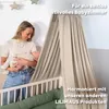 Mousseline babylaken 60x120 cm Groen - hoeslaken, 100% Productafbeelding-voorbeeld 6