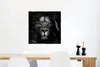 MuchoWow® Poster Tiere - Löwe - Dschungel - Schwarz - Weiß Produktbild-Vorschau 5