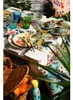 Runner da tavola Excelsa Fiori Frida in cotone 140x45 cm Anteprima dell’immagine prodotto 9