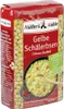 A package of yellow split peas with a depiction of a prepared dish. Produktbild-Vorschau