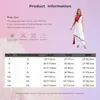 A size chart for a Greek goddess costume, with a model wearing the costume shown on the right. Produktbild-Vorschau