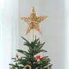 Salcar 25 cm Christbaumspitze Stern Stroh Strohsterne für Produktbild-Vorschau 1