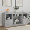 vidaXL Kredens z oświetleniem LED betonowy szary Podgląd zdjęcia produktu 3