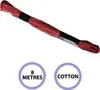 Curtzy Stickgarn Baumwolle Nähgarn Set (100 Stk) – 8m Bunte Produktbild-Vorschau 12