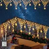 4x0.6M LED Lichtervorhang Weihnachten Sterne Lichterkette Produktbild-Vorschau 1