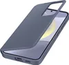 A blue phone case is shown partially covering a smartphone. Produktbild-Vorschau