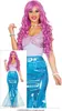 A woman dressed as a mermaid, shown from the chest up and full body, with a close-up inset. Anteprima dell’immagine prodotto