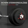 Yaheetech 30 kg SZ Curlset Langhantel-Set, Hantel-Set für Produktbild-Vorschau 7