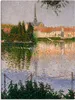 ARTland Leinwandbild Ansicht Les Andelys mit Insel Lucas. Produktbild-Vorschau 1