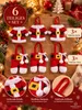 Kerstbestekhouder, set van 6.Sinterklaas bestekzakjes.3 Productafbeelding-voorbeeld 3