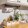 Creative Deco Veľká nenatretá drevená úložná krabica | 19,5 Náhľad obrázku produktu 2