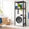 Relaxdays Waschmaschinenregal, HxBxT: 150 x 70 x 40 cm, 2 Produktbild-Vorschau 2