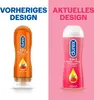 Comparison of two Durex Play 2in1 Massage & Gleitgel Guarana 200ml bottles, showing a previous and current design. Podgląd zdjęcia produktu