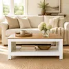 COSTWAY Couchtisch, 2-stufiger Wohnzimmertisch, Produktbild-Vorschau 8