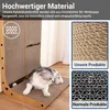Heikoeco® L-förmige Kratzbretter Katze mit Ballspielzeug Produktbild-Vorschau 4