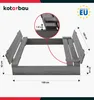 KOTARBAU® Sandkasten mit Abdeckung 100x100 cm Sandkiste aus Produktbild-Vorschau 3