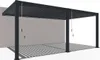 Weide Deluxe Plus | Wand Pergola | Voll Aluminium | 4 x 6 M Produktbild-Vorschau 1