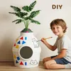 Mondeer Litière pour chat 2 en 1 & niche avec plante Voir les images du produit 4