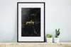 MuchoWow® Gerahmtes Poster Kalender - Juli - Gold - Marmor Produktbild-Vorschau 4