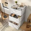 Verdego Kommode mit 3 Stoffschubladen, 40x26x67cm Produktbild-Vorschau 6