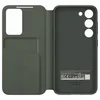 An open phone case with a card slot on the left and the phone holder on the right. Produktbild-Vorschau
