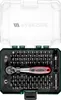 A tool kit with a ratchet and various bits inside a clear plastic case. Produktbild-Vorschau