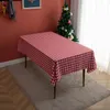 Tischdecke in rotem italienischem Karomuster, 140 x 240 cm, Produktbild-Vorschau 7