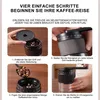 Manuelle Kaffeemühle mit Handkurbel, 18 Mahlgrade, tragbar, Produktbild-Vorschau 7