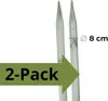 TIMBERMIK ⌀ 8cm 2-Pack Spitze Holzpalisaden Länge: 240 cm Produktbild-Vorschau 2