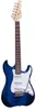 4/4 Elektrogitarrenset - E-Gitarre dunkelblau-transparent Produktbild-Vorschau 2