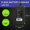 Qoltec Charger for ebike batteries 36V, 42V, 2A Anteprima dell’immagine prodotto 3