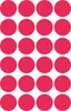 A grid of red circular stickers on a white background. Anteprima dell’immagine prodotto