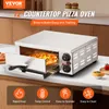 A VEVOR 12" countertop pizza oven is shown on a kitchen counter with a pizza inside. Produktbild-Vorschau