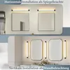 ZMH LED Spiegelleuchte Bad Spiegellampe 50CM 10W Badlampe Produktbild-Vorschau 6