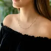 MATERIA Damen Kugeln Kette Gold Halskette - 1,3mm Produktbild-Vorschau 2