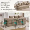 MODFU Divano a compressione con tasche laterali, divano Anteprima dell’immagine prodotto 13