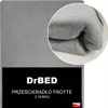 A folded grey fabric, likely a bedsheet, with text overlay. Náhled obrázku produktu