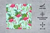 MuchoWow® Mauspad Mousepad Flamingo - Dschungel - Tiere - Produktbild-Vorschau 3