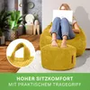Green Bean® 2er Set Indoor XXL Sitzsack + Pouf mit Produktbild-Vorschau 6
