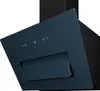 A modern, angled kitchen range hood in anthracite. Náhľad obrázku produktu