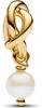 PANDORA MOMENTS Charm Geburtsstein Juni Weiß 763462C06 Produktbild-Vorschau 2