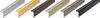 (18,98EUR/m) 30 x 42 x 1000 mm Treppenwinkel schwarz Produktbild-Vorschau 3