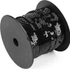 DIY 100 iarde 6 mm lucido assetto cucito catene piatto Anteprima dell’immagine prodotto 1
